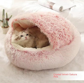 CozyNest 2-in-1 Plush Pet Bed